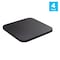 Flash Furniture 4PK Black Poly Resin Seats for Stools & Chairs, 4PK 4-JJ-SEA-PL02-BK-GG - alternate 5